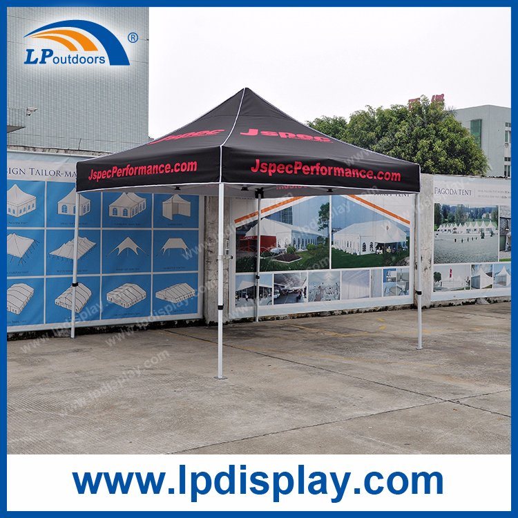 Toldo plegable del tubo de acero hexagonal de los 10ft los x 10ft con el logotipo impreso