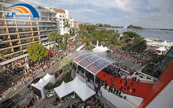 Transparent Arcum Tent en el 71º Festival Internacional de Cine de Cannes