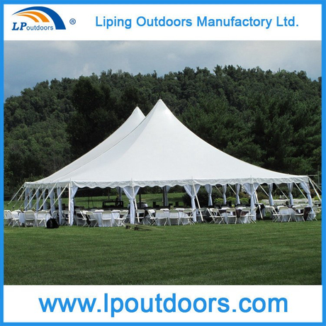 12X18m Event Pegs Pole Tent con Cathedral Windows Walls