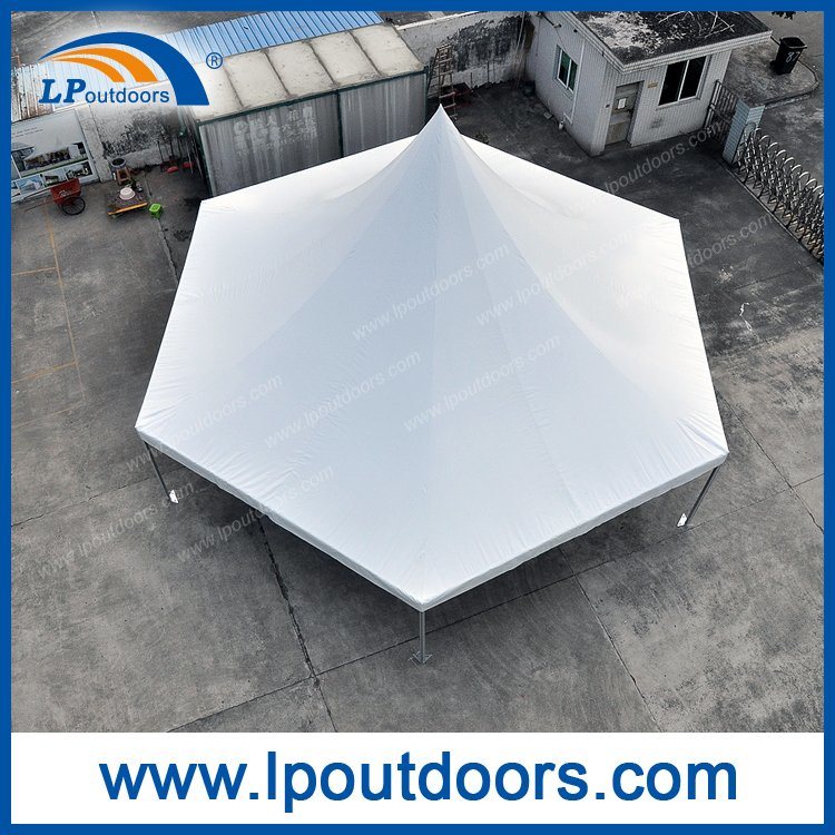 Tienda de pagoda de diafragma hexagonal al aire libre de 12 m de diámetro para eventos
