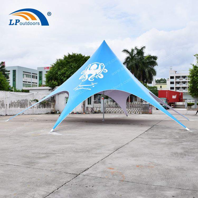 Tienda revestida de la araña del PVC de aluminio superior solo 14M para la publicidad al aire libre