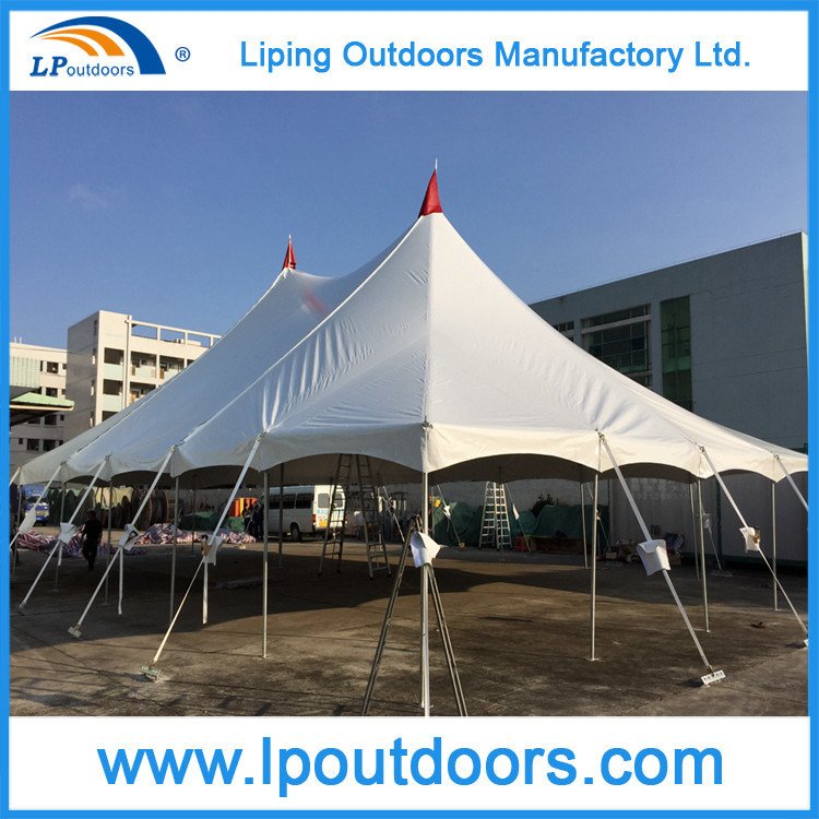 12X18m Event Pegs Pole Tent con Cathedral Windows Walls
